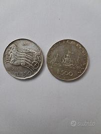 500 lire argento  