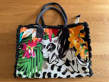 Marila borsa mare tropicale floreale multicolore
