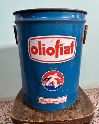 Latta Olio FIAT Sezione Lubrificanti URANIA 40 Sma