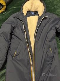 PARKA K-WAY BLU LE VRAI 4.0 ORSETTO TAGLIA L