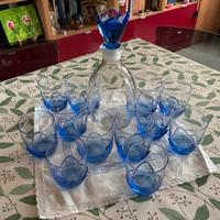 Set caraffa e bicchieri in vetro