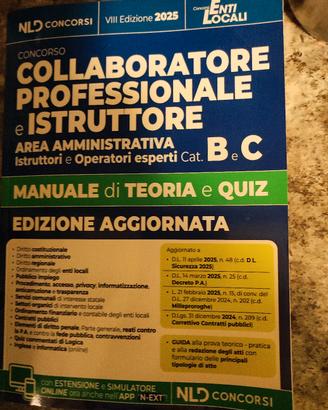 libro conc.collaboratore e istruttore ammin.e enti