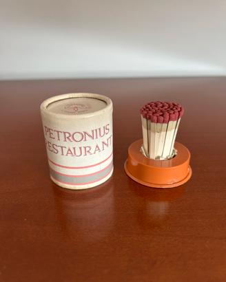 Scatola fiammiferi ristorante Petronius Brasile