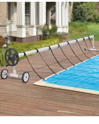 Avvolgitore mobile per telo piscina