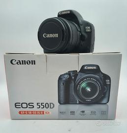 Canon EOS 550D+EF-S 18-55mm (Scatti 17.395) USATO