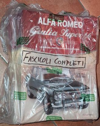 Set fascicoli Alfa Romeo Giulia Hachette 1/8