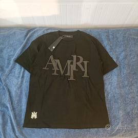 T-shirt Amiri black puffed print 