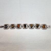Bracciale con Pietre Occhio di Tigre