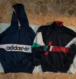 felpe zip vintage Adidas anni 80/90