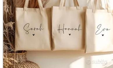 Borse estate in cotone personalizzate 