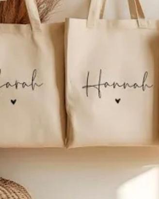 Borse estate in cotone personalizzate 
