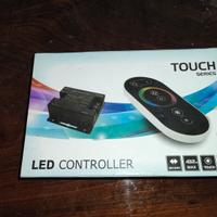 Centralina controller LED RGB + telecomando touch