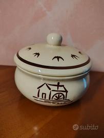 Zuccheriera biscottiera ciotola Mulino Bianco 1982