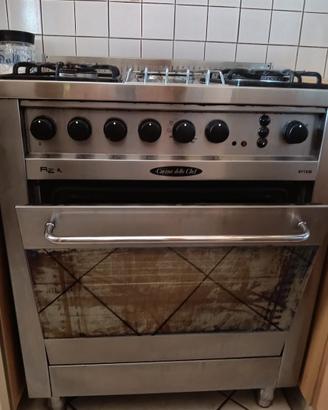 Cucina inox  a gas
