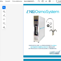 Impianto osmosi inversa NLG Osmosystem + 9 bombole