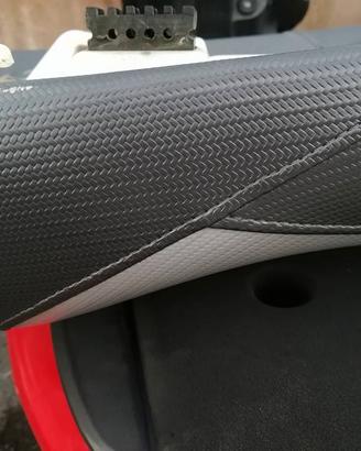 sella rifoderata x moto v Strom 650 vecchio modell