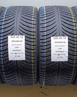 4 GOMME 245 40 18 MICHELIN INV RIF4393