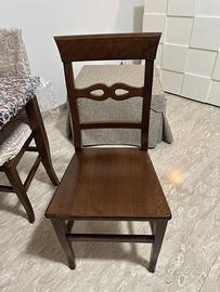 Sedie in legno da tavolo