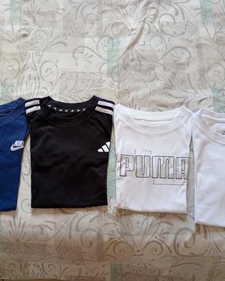 Magliette Adidas, Nike, Puma 128 cm
