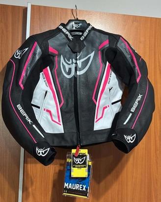 Giubbotto Moto Donna in Pelle Berik LJ-181334C