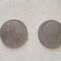 Due monete da 20 centesimi vitt.eman 3°