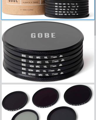 Gobe Kit filtri obiettivi 77 mm ND2,4,,8,64,1000