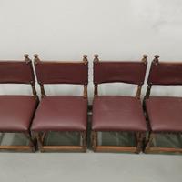 N. 4 seggiole d'epoca per bambini 