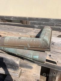 Travi legno e canaline rame