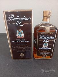 whisky ballantines 12 years old anni '80