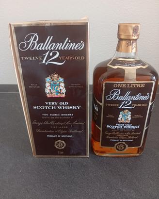 whisky ballantines 12 years old anni '80