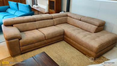 DIVANO ANGOLARE EXPO'  IN TESSUTO L275X230cm