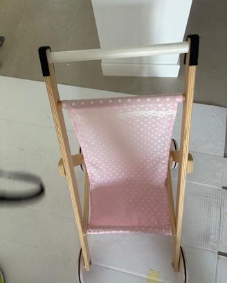 Gioco passeggino in legno