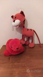peluches foca e tigre