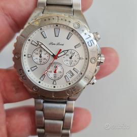 Orologio Pierre Bonnet Cronografo Argento Bianco