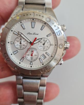 Orologio Pierre Bonnet Cronografo Argento Bianco