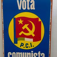 Targa vintage “Vota Comunista”