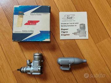 MOTORE NUOVO Super Tigre G20/15 GLOW–RC MODELLISMO