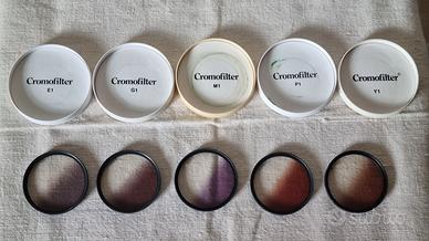 5 filtri Cromofilter D52 per fotografia artistica