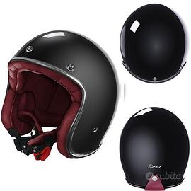 CASCO JET MOTO CAFE RACER STORMER QUARTZ VINTAGE