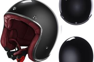 CASCO JET MOTO CAFE RACER STORMER QUARTZ VINTAGE