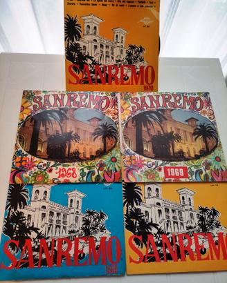dischi di Sanremo dal 1966 al 1970 originali