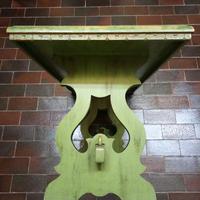 Tavolino tipo fratino dipinto a mano