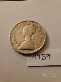 REPUBBLICA ITALIANA 500 Lire Caravelle del 1959