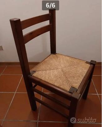 Sedie in legno 