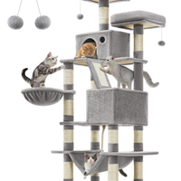 Feandrea Albero per Gatti, Alto 168 cm, Tiragraffi