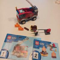 Lego City 60280 camion/autoscala pompieri e quad