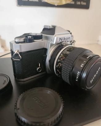 nikon fe + nikon micro nikkor 55mm f 2.8