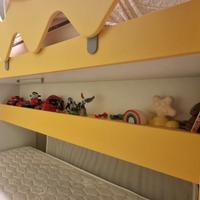 Letto a castello scorrevole Colombini salvaspazio