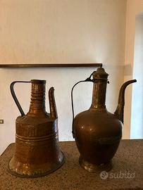 BROCCA E TANICA IN RAME