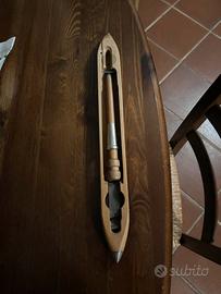 navetta da telaio in legno